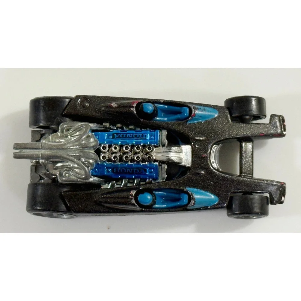 Hot Wheels Honda Racer Kids 1:64 Black Blue Metallic Futuristic Diecast Car